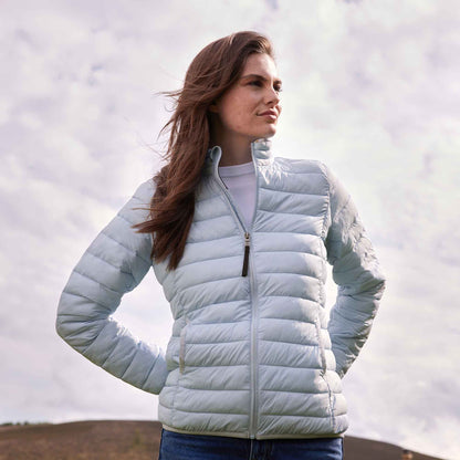 Gibson Womens Insulated Padded Jacket - Ice Blue