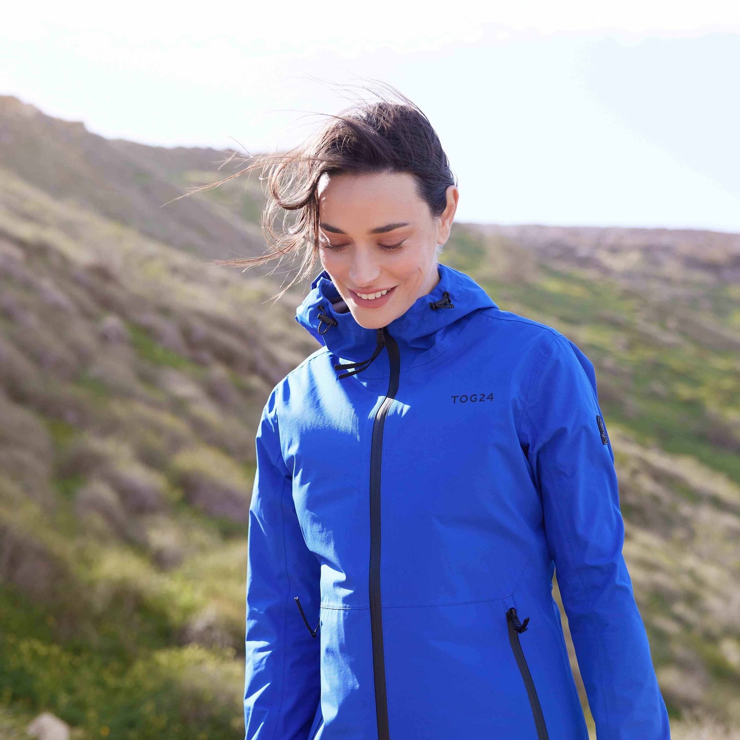 Glyder Womens Performance Waterproof Jacket - Ultra-Marine Blue