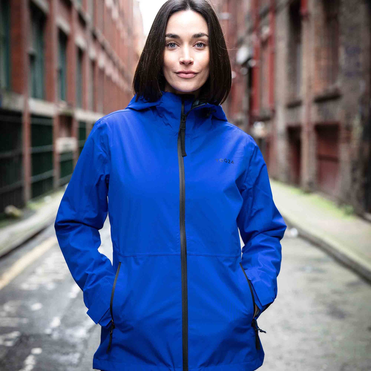 Glyder Womens Performance Waterproof Jacket - Ultra-Marine Blue