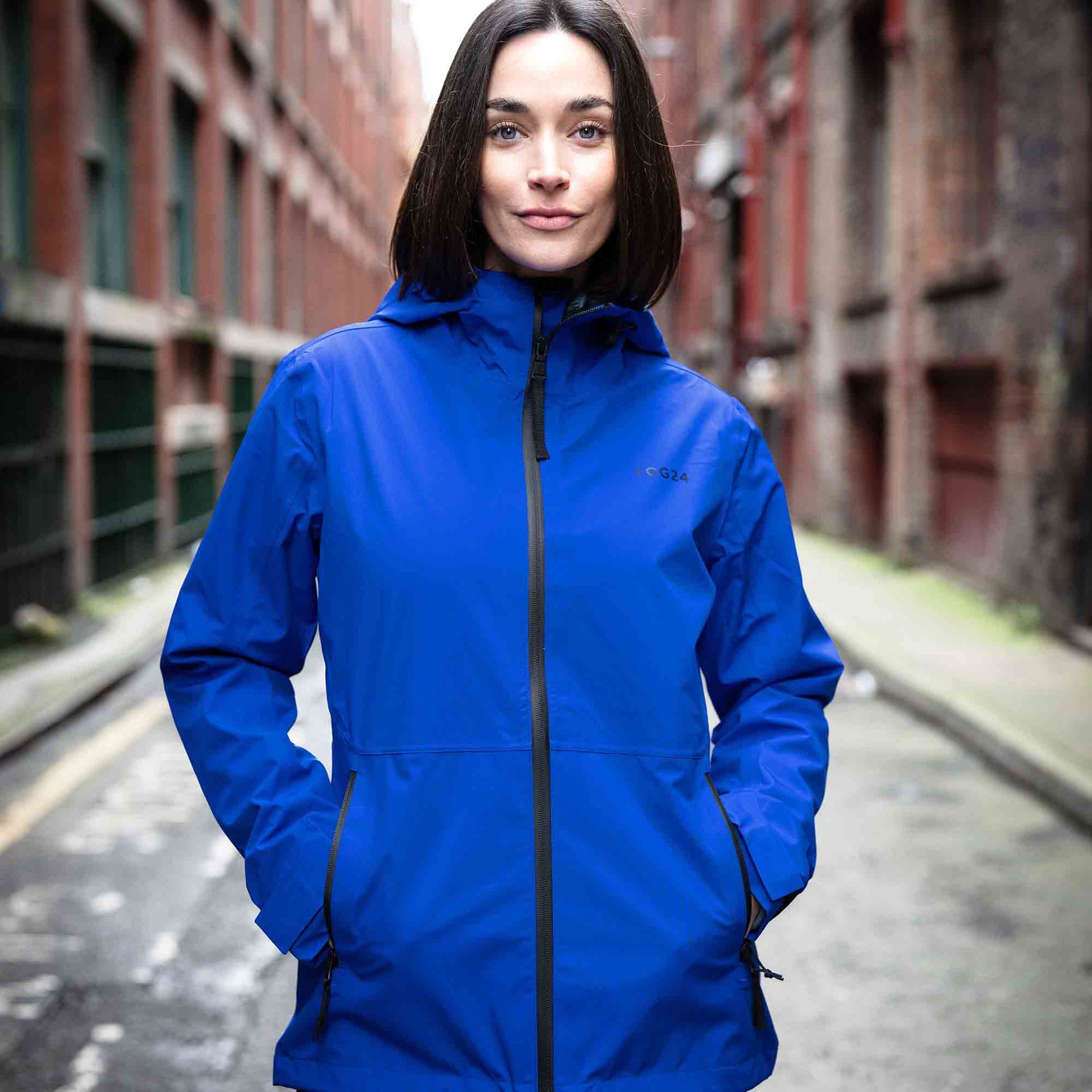 Glyder Womens Performance Waterproof Jacket - Ultra-Marine Blue