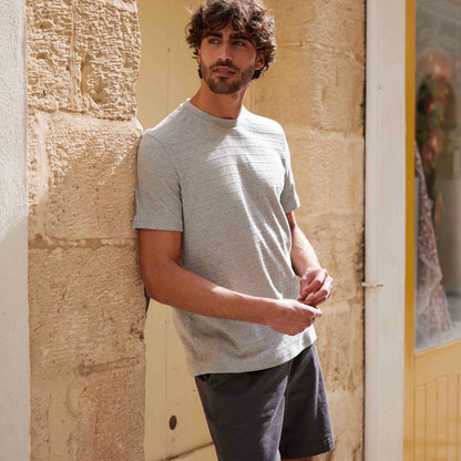 Goodman Mens Supersoft T-Shirt - Light Grey Marl