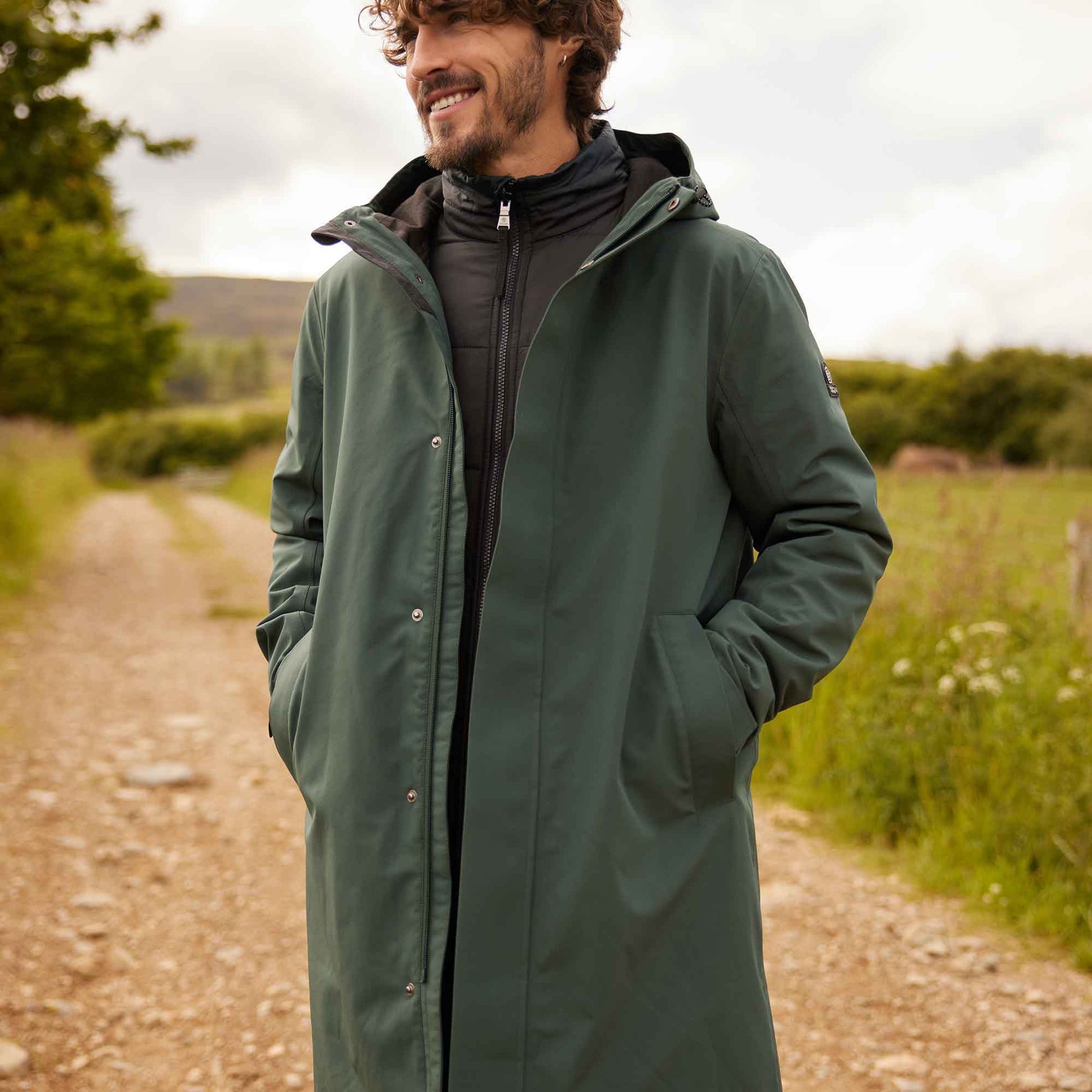 Haydon Mens Waterproof 3in1 Jacket - Racing Green