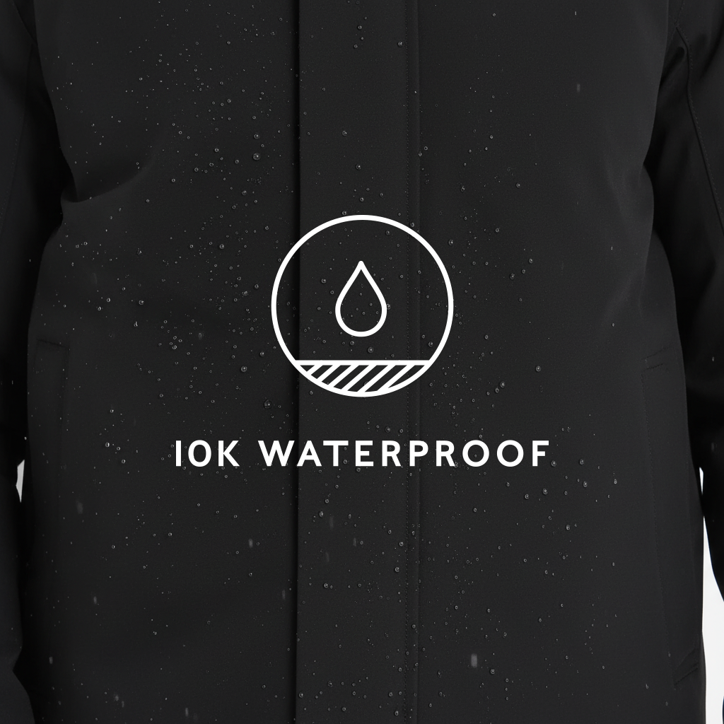 Haydon Mens Waterproof 3in1 Jacket - Black