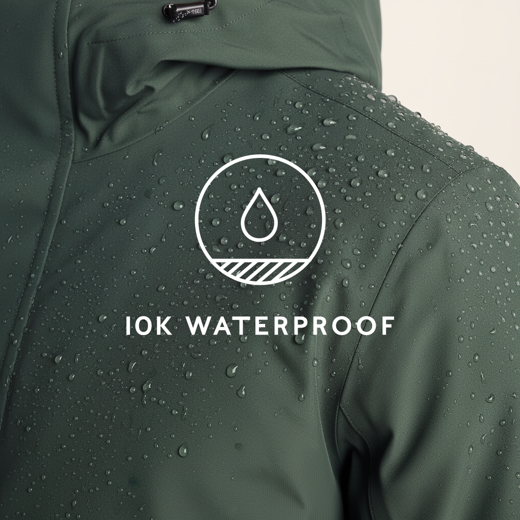 Haydon Mens Waterproof 3in1 Jacket - Racing Green