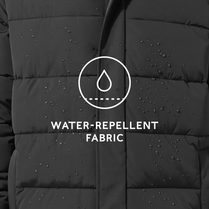 Langrick Mens Long Insulated Jacket - Black