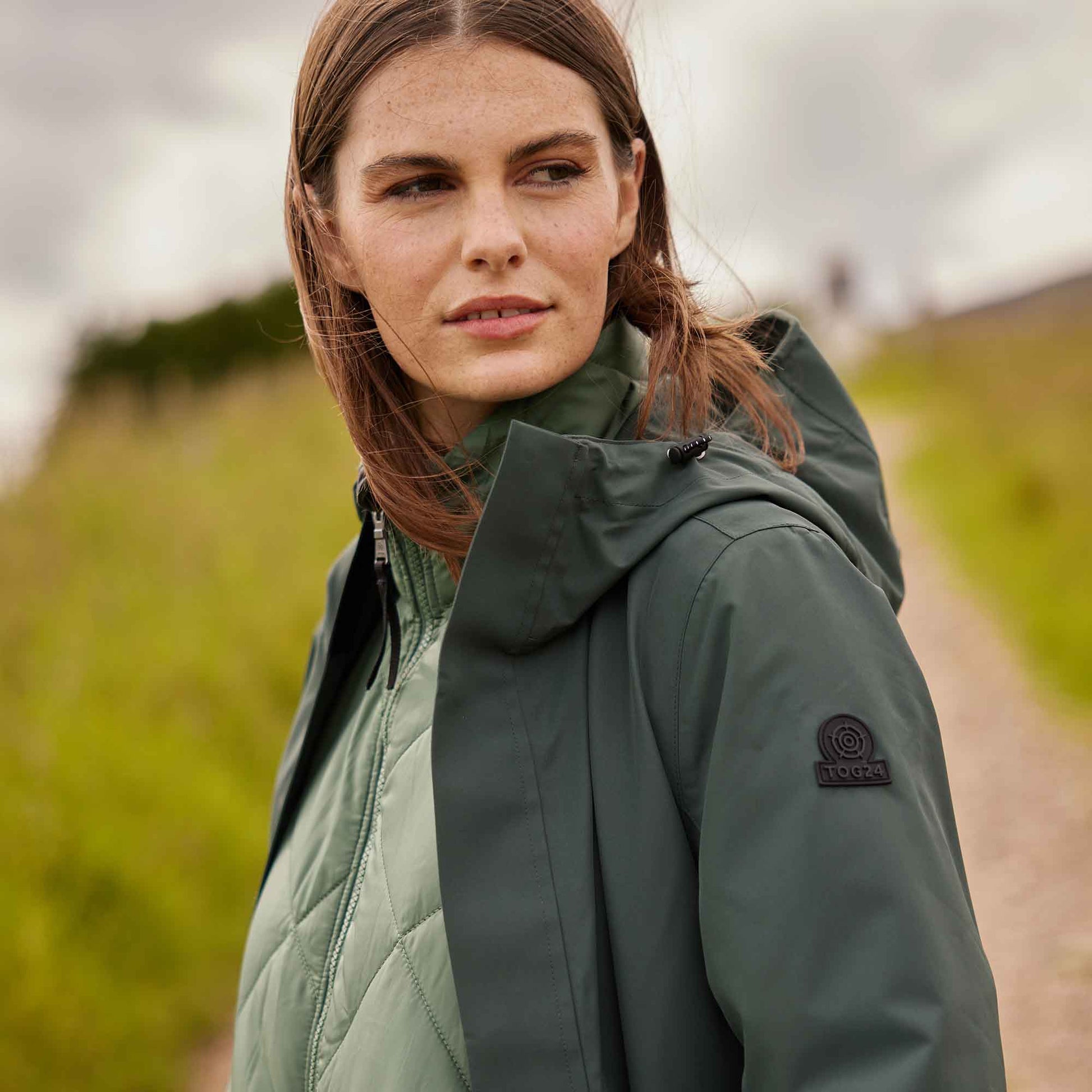 Lyra Womens Waterproof 3in1 Jacket - Racing Green