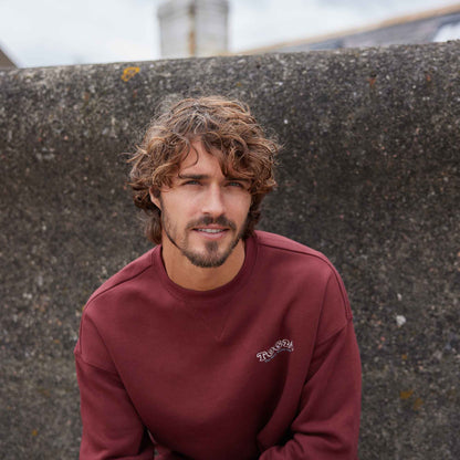 Lytham Mens Supersoft Sweat - Port