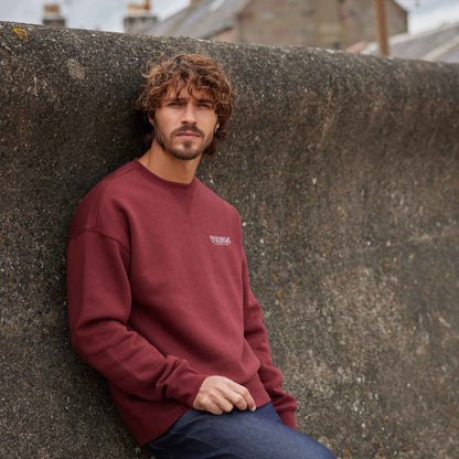 Lytham Mens Supersoft Sweat - Port