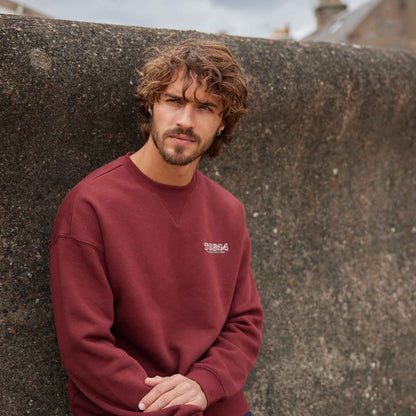Lytham Mens Supersoft Sweat - Port