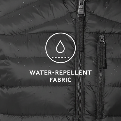 North Womens RDS Certified Down Hooded Jacket - Black