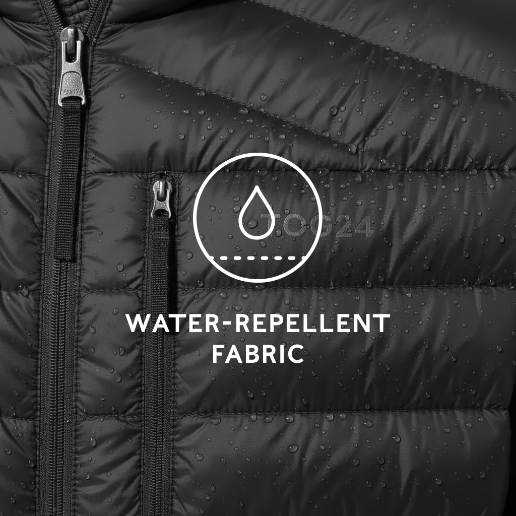 North Mens RDS Certified Down Jacket - Black
