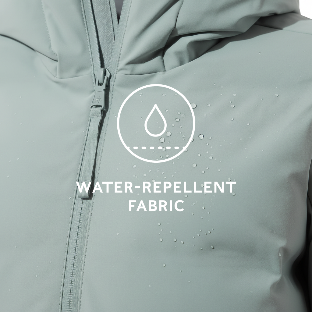 Orelle Womens Insulated Ski Jacket - Mist Grey