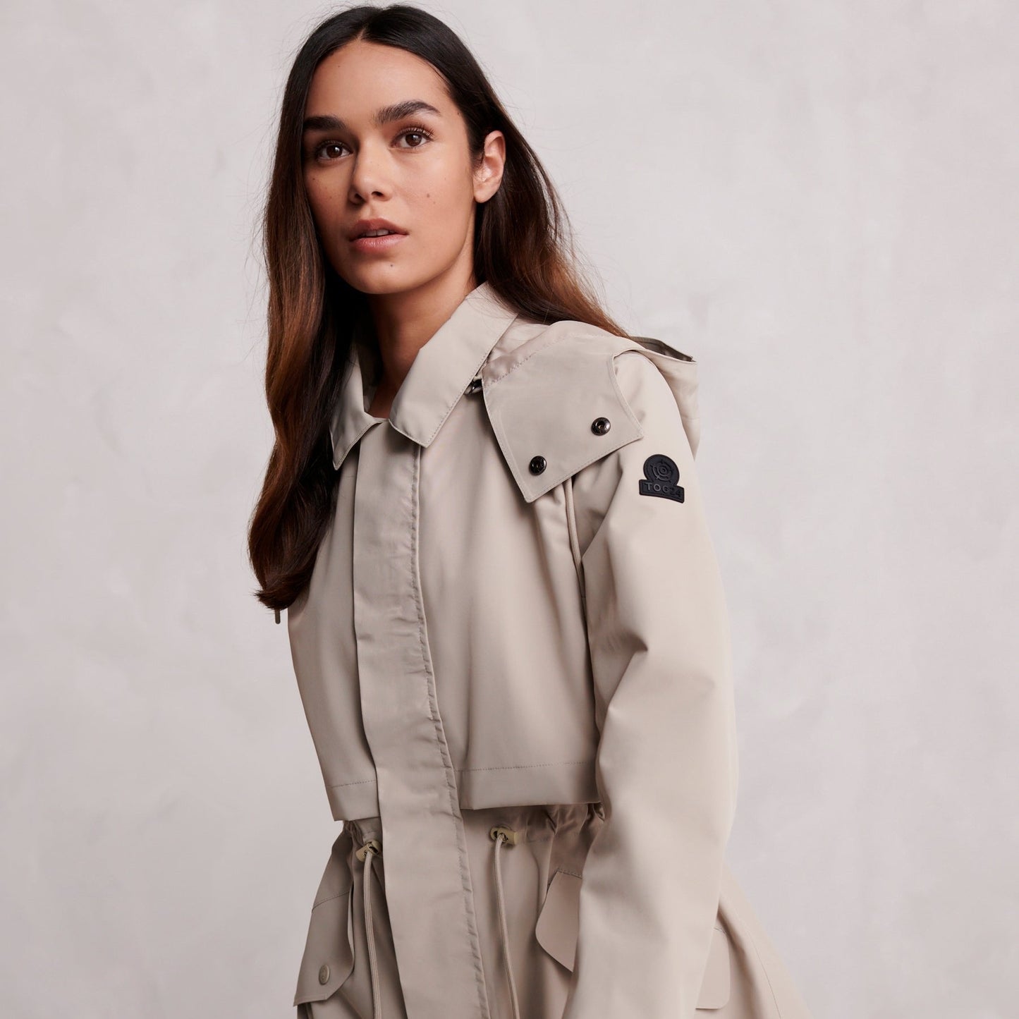 Alva Womens Waterproof Trench Coat - Taupe