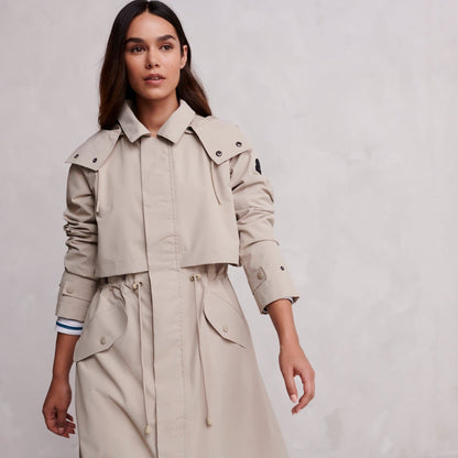 Alva Womens Waterproof Trench Coat - Taupe