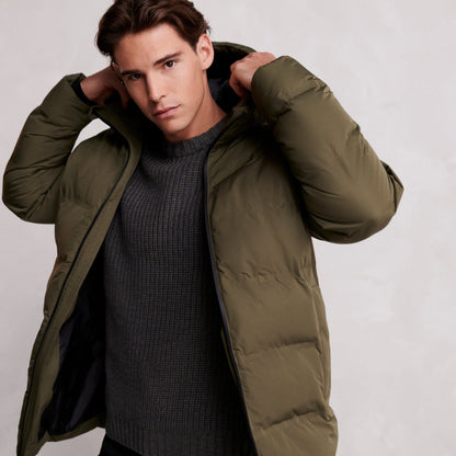 Brinkley Mens Parka - Khaki