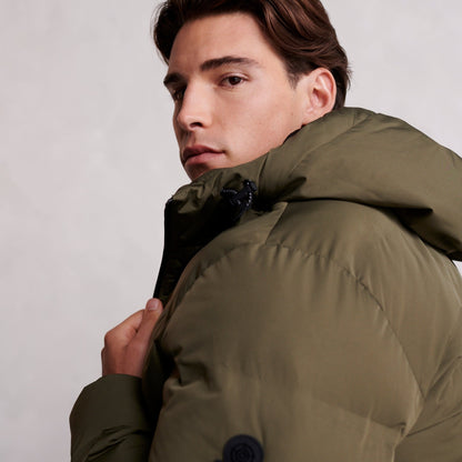 Brinkley Mens Parka - Khaki