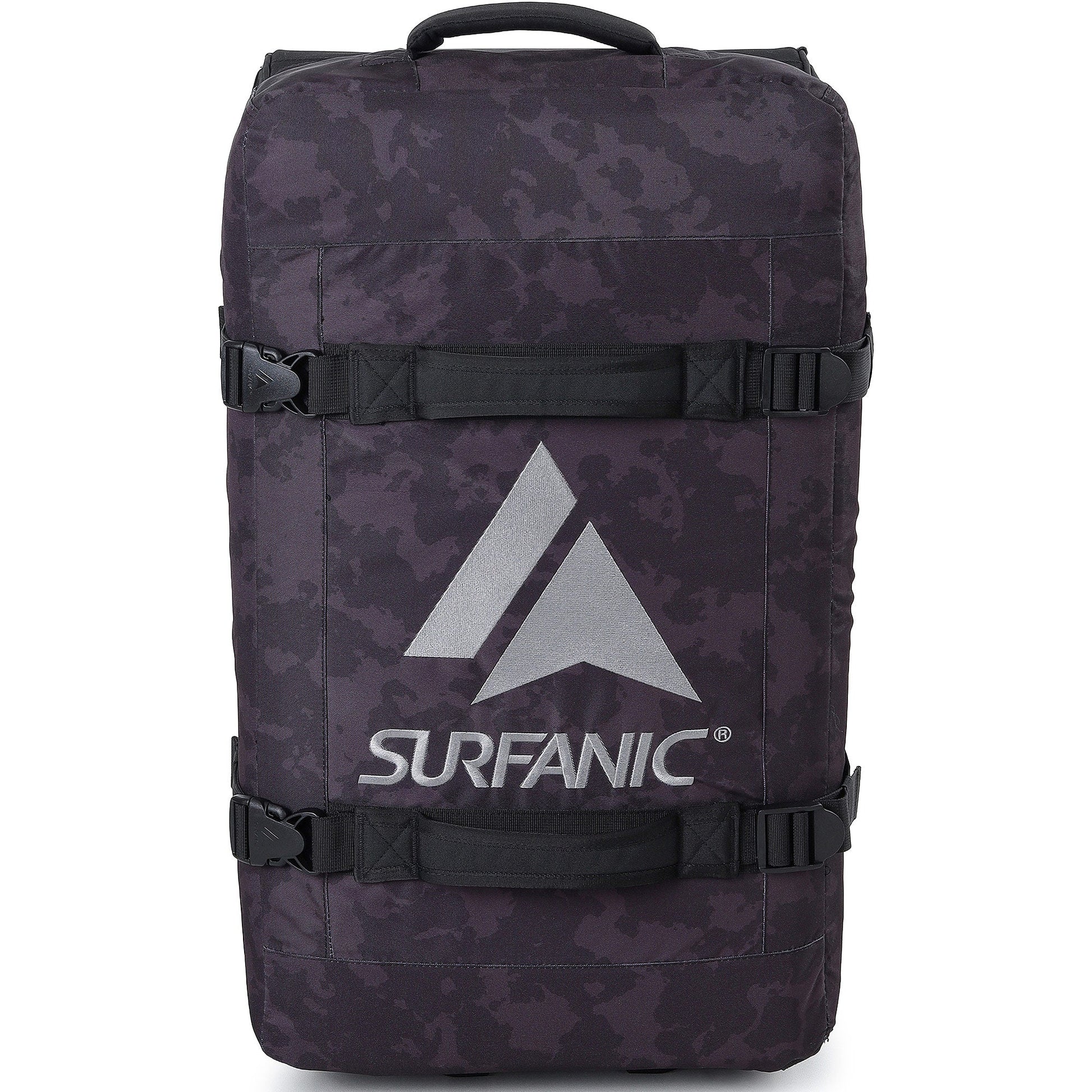 Surfanic Maxim 3.0 70L Roller Bag - Black Map