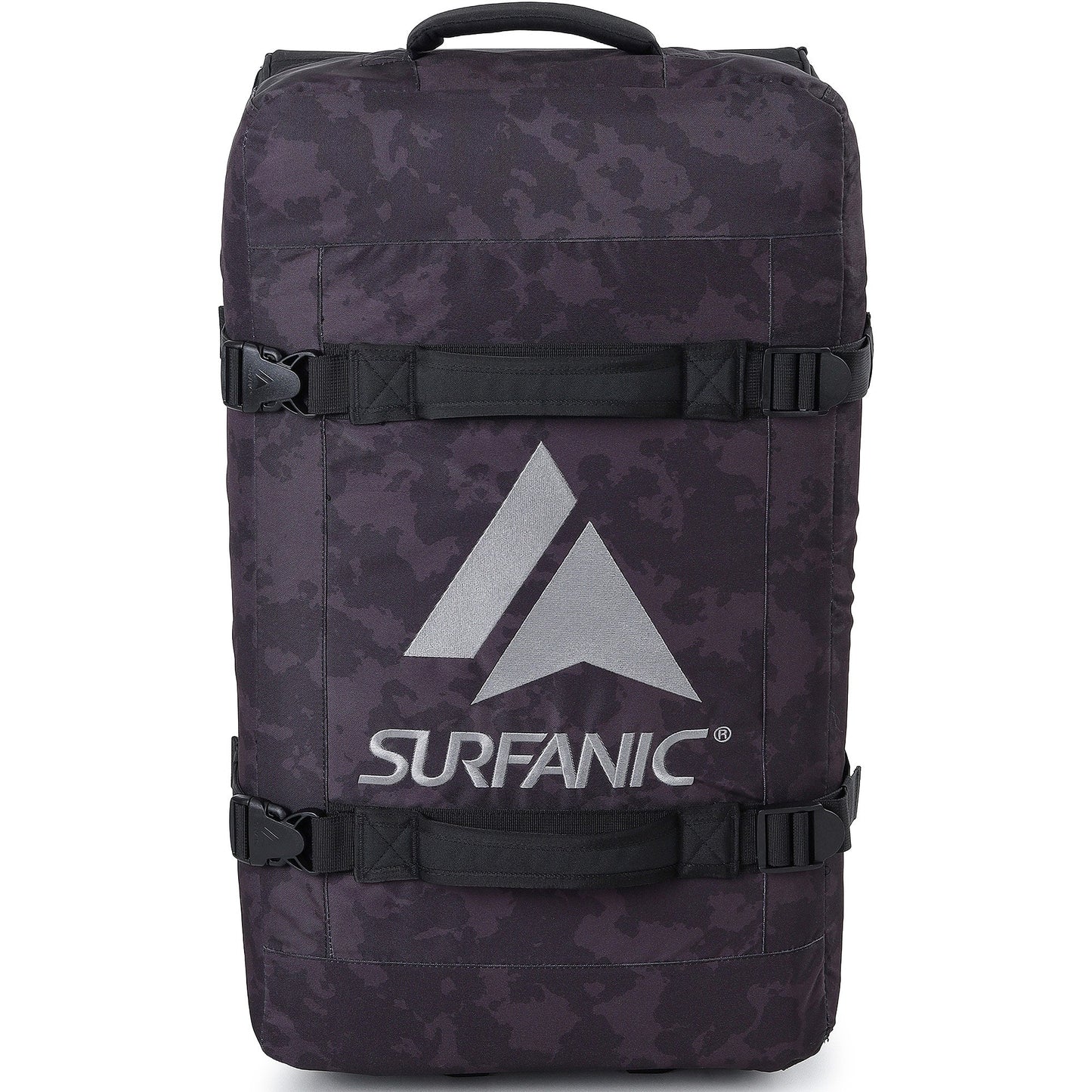 Surfanic Maxim 3.0 100L Roller Bag - Black Map