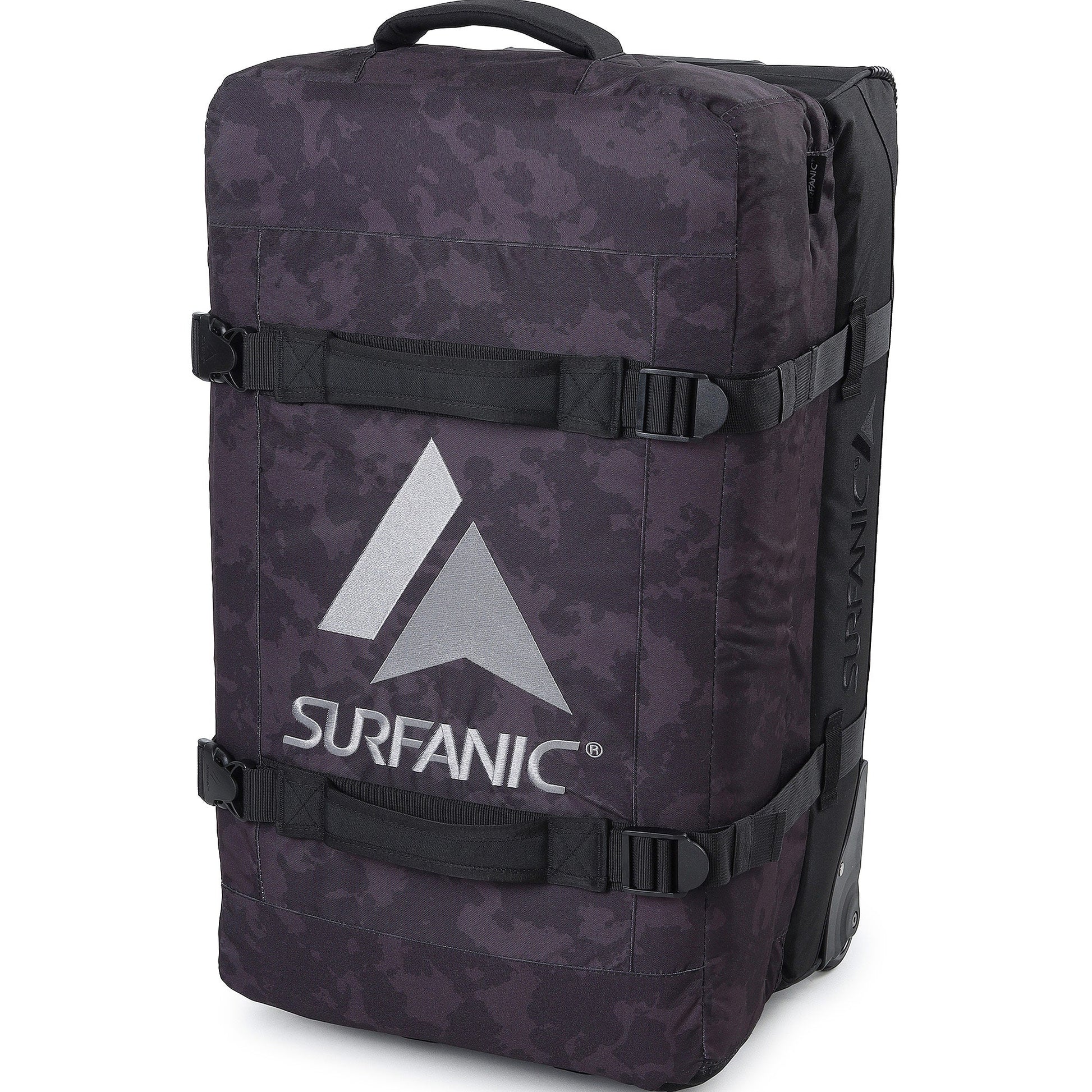 Surfanic Maxim 3.0 100L Roller Bag - Black Map