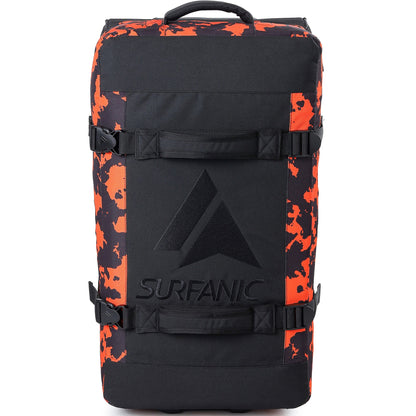 Surfanic Maxim 3.0 120L Roller Bag - Orange Map
