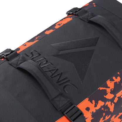 Surfanic Maxim 3.0 120L Roller Bag - Orange Map