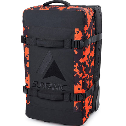 Surfanic Maxim 3.0 120L Roller Bag - Orange Map