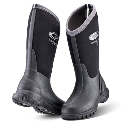 Grubs Boots Tideline Wellies Unisex - Black