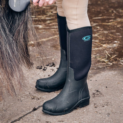 Grubs Boots Rideline Equestrian Wellington Womens - Black
