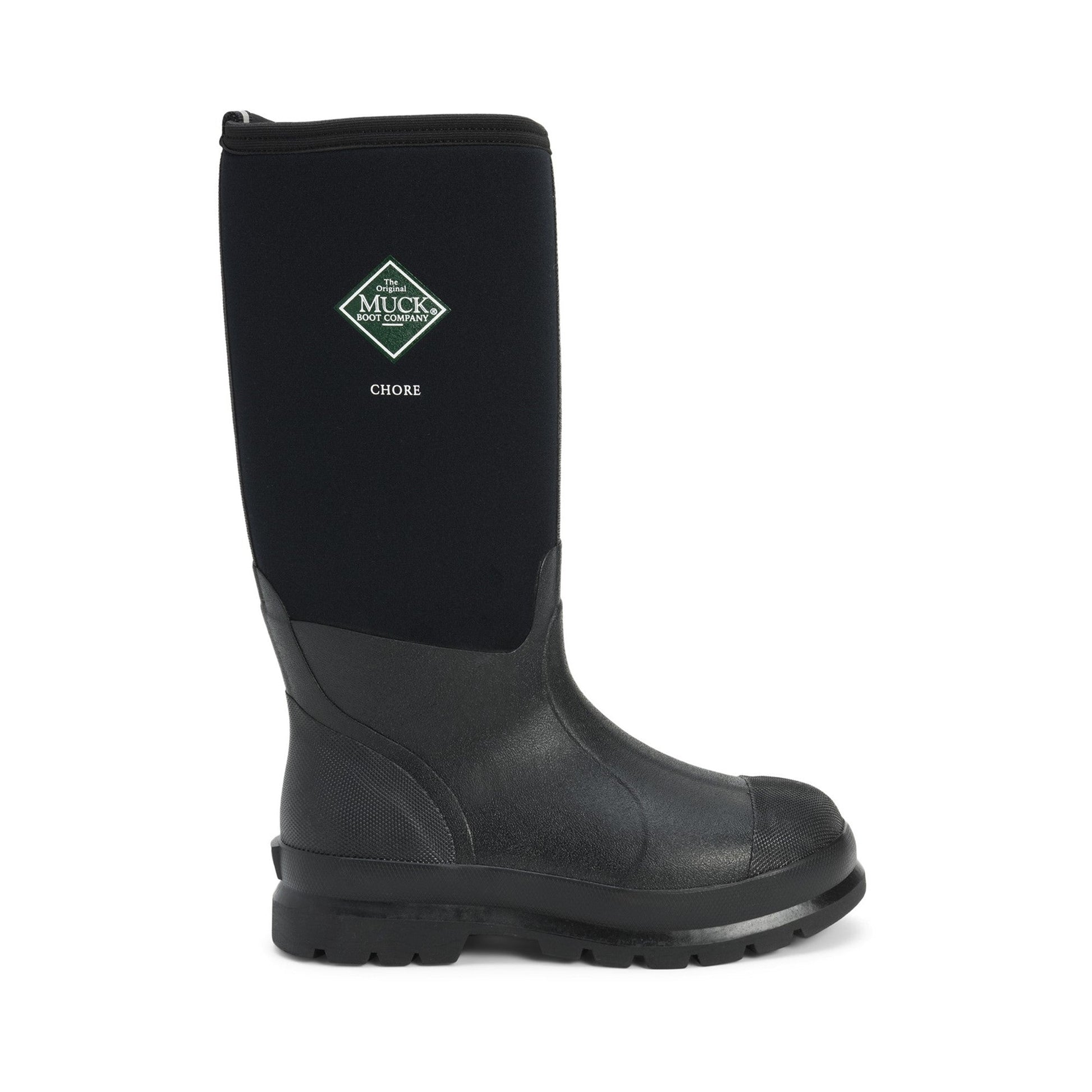 Muck Boots Chore Classic Hi Patterned Unisex Wellington - Black