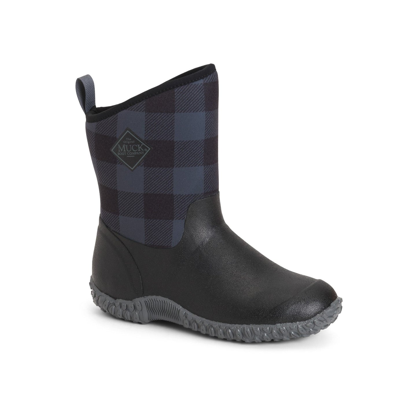 Muck Boots Muckster II Mid Womens Wellington - Black/Grey Plaid