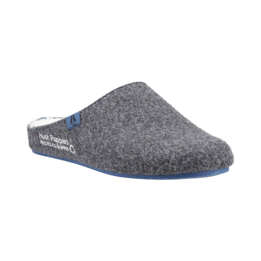 Hush Puppies The Good Slipper Mens - Charcoal