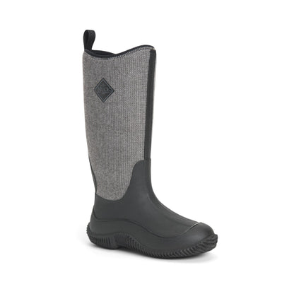 Muck Boots Hale Womens Wellington - Black/Fuzzy Herringbone