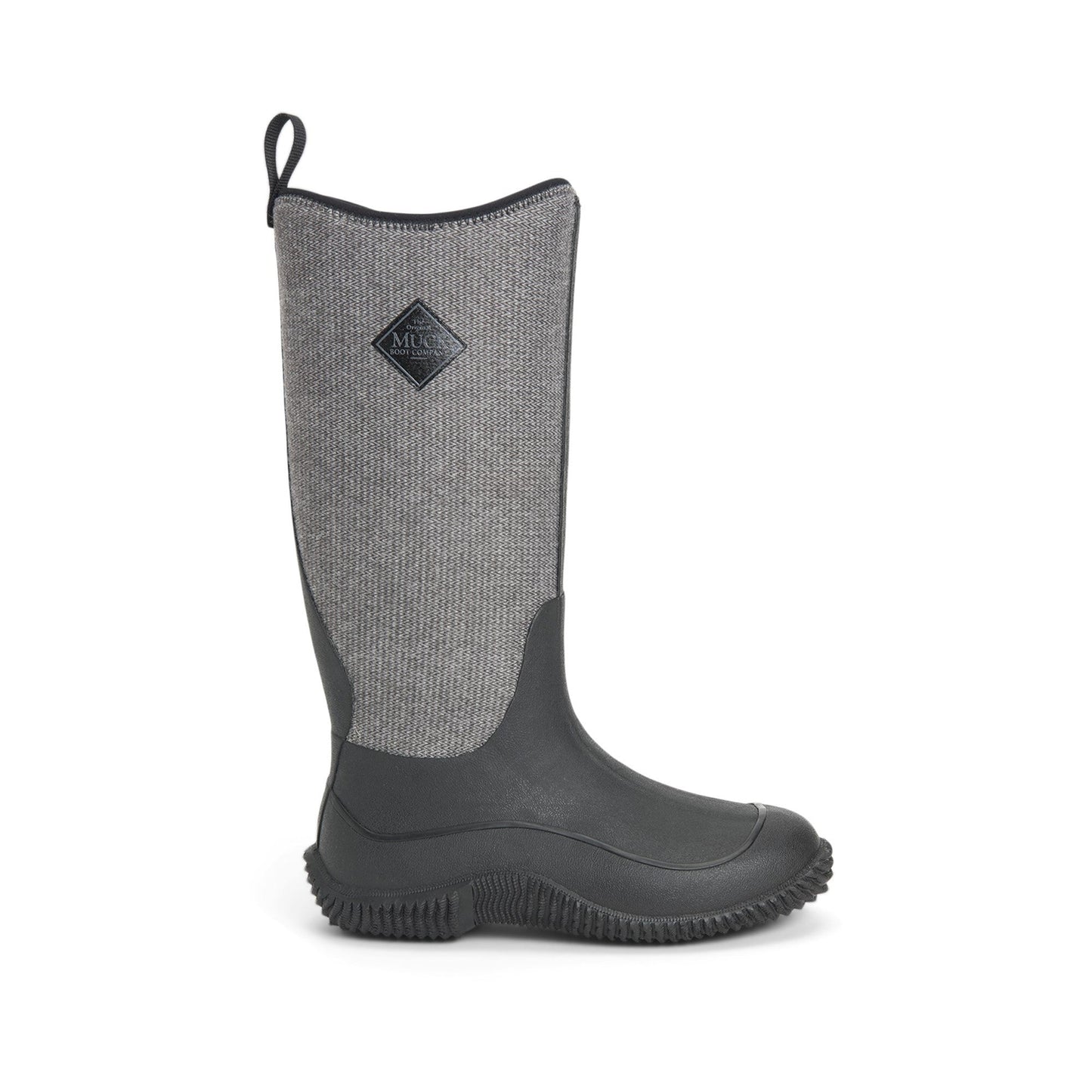 Muck Boots Hale Womens Wellington - Black/Fuzzy Herringbone