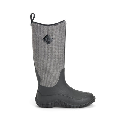 Muck Boots Hale Womens Wellington - Black/Fuzzy Herringbone