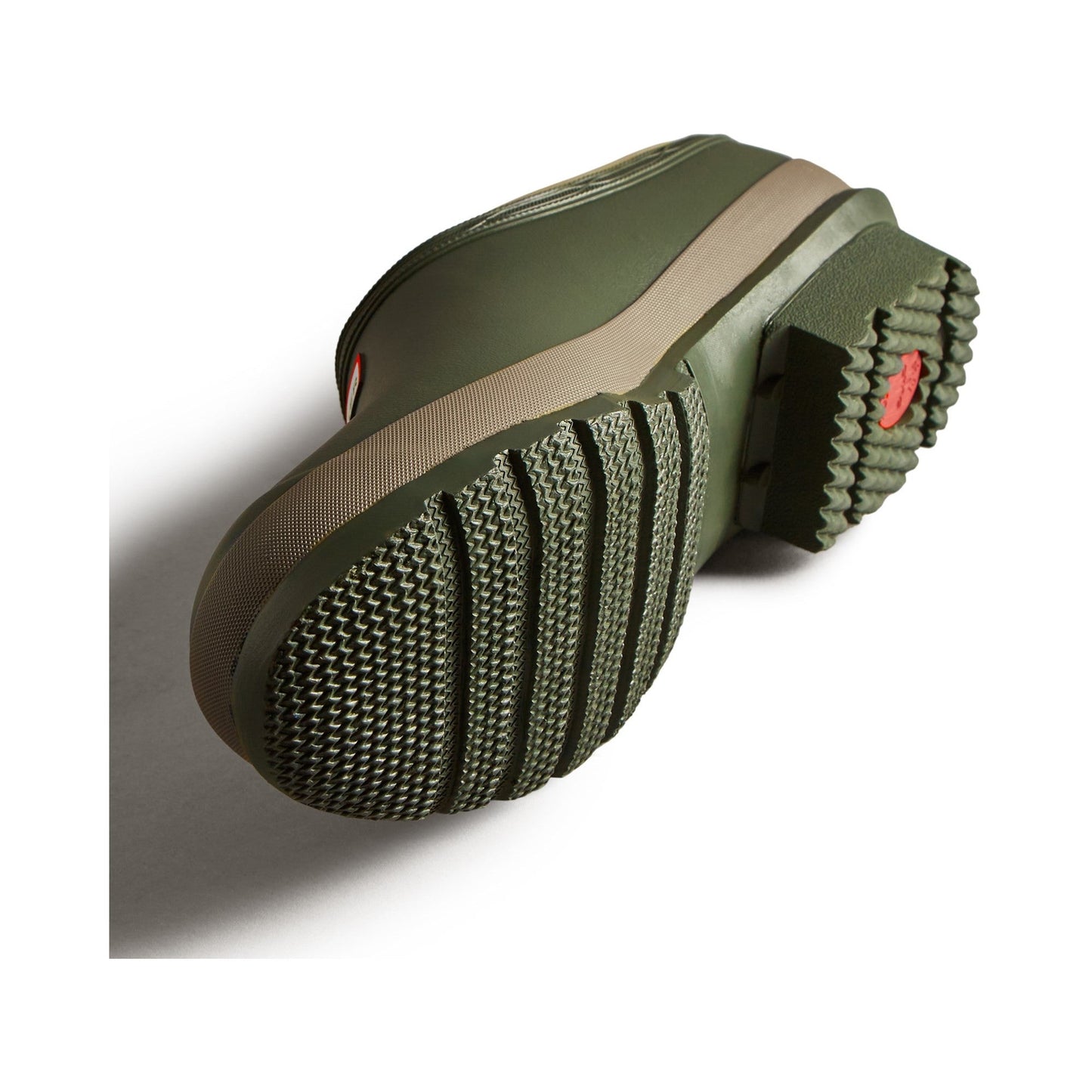 Hunter Gardener Mens Clogs - Dark Olive/Clay