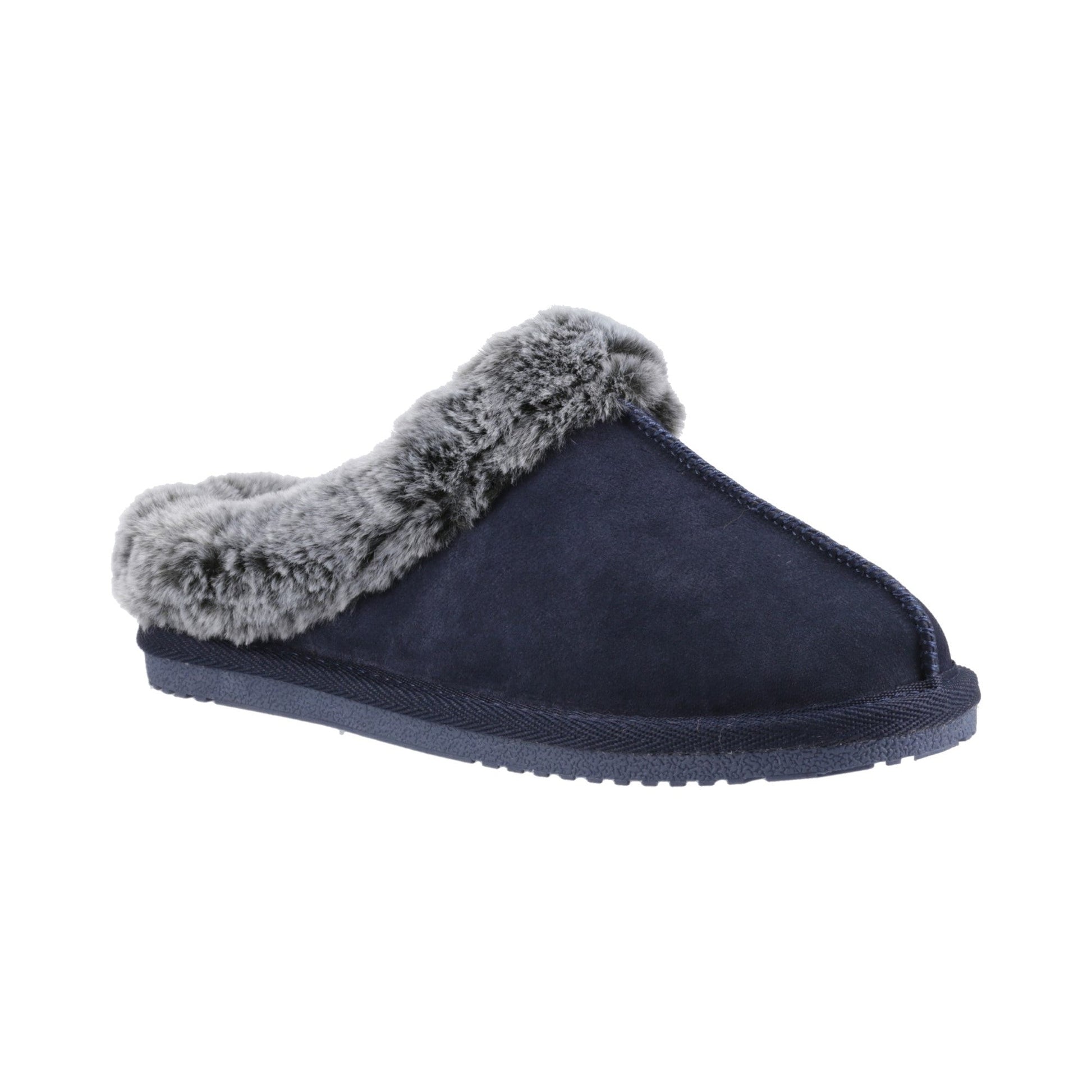 Hush Puppies Amara Womens Slipper - Navy