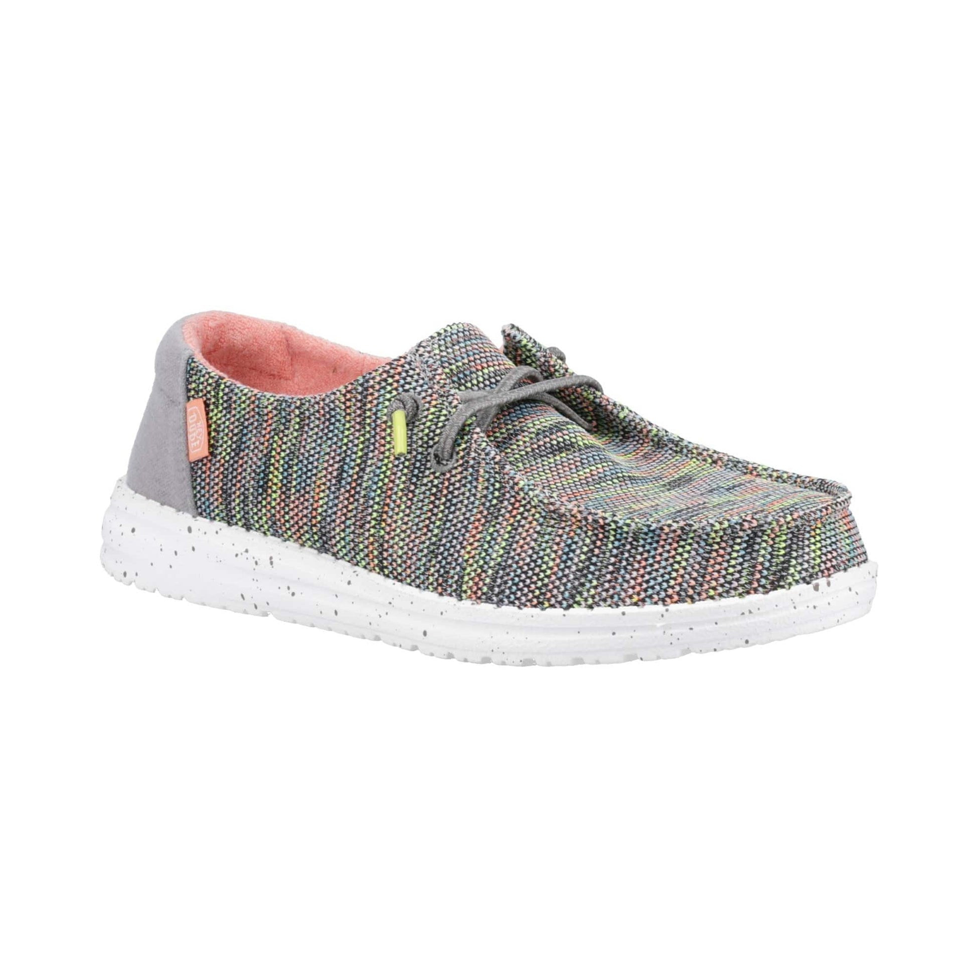 HEYDUDE Wendy Sox Womens Shoe - Peacock Pink