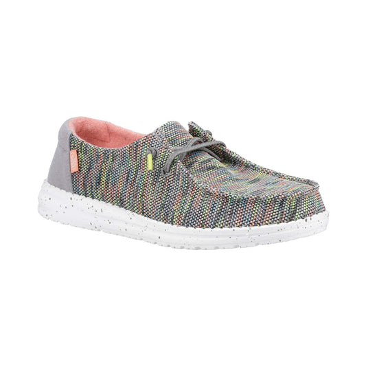 HEYDUDE Wendy Sox Womens Shoe - Peacock Pink