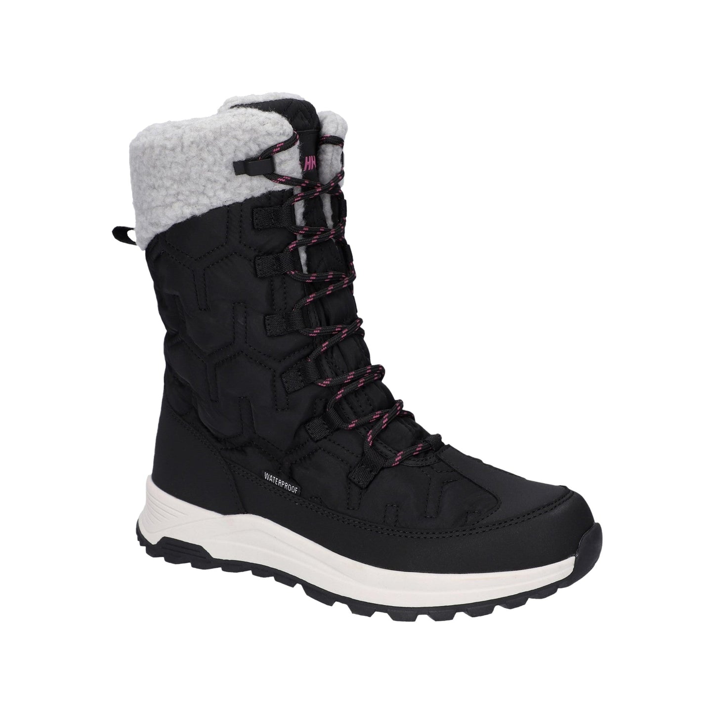 Hi-Tec Sophia Womens Boot - Jet Black/Festival Fuchsia
