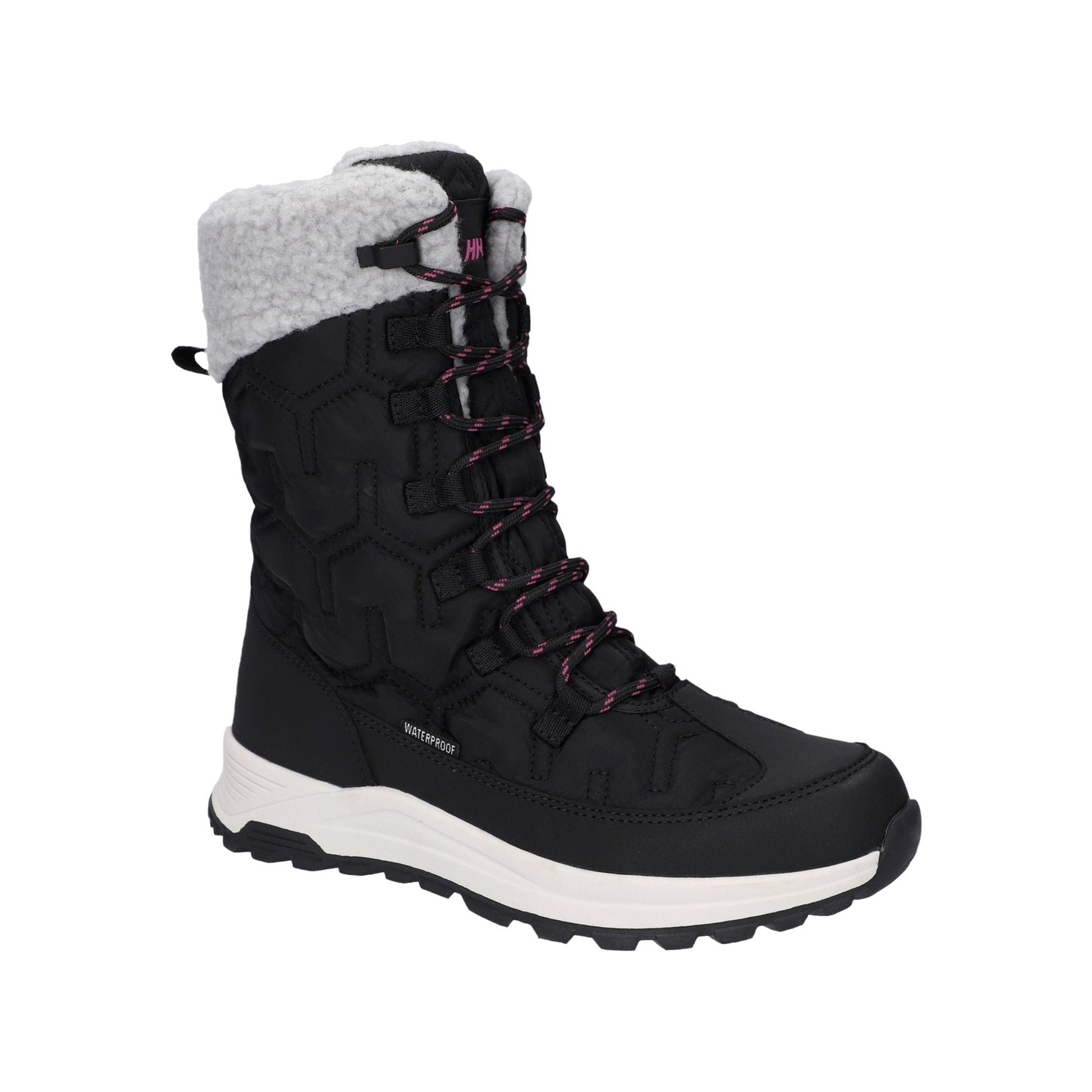 Hi-Tec Sophia Womens Boot - Jet Black/Festival Fuchsia