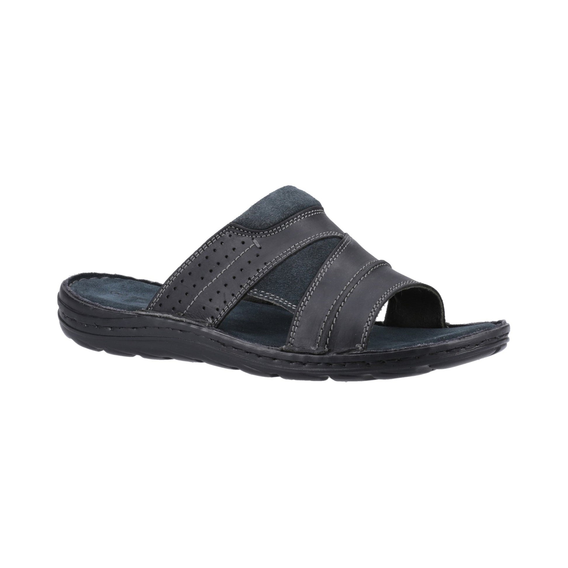 Hush Puppies Archer Mens Mule Sandal - Black