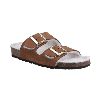Hush Puppies Jessie Mule Womens Slipper - Tan