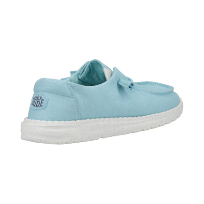 HEYDUDE Wendy Womens Canvas Shoe - Turquoise