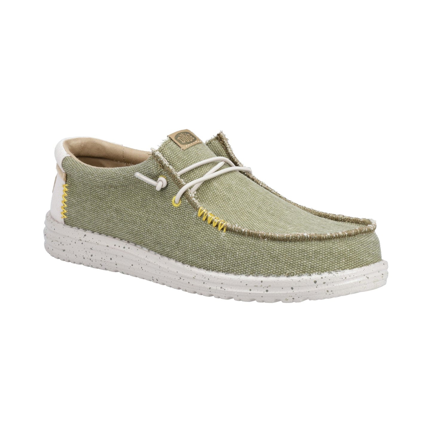 HEYDUDE Wally Coastline Jute Mens Shoe - Olive
