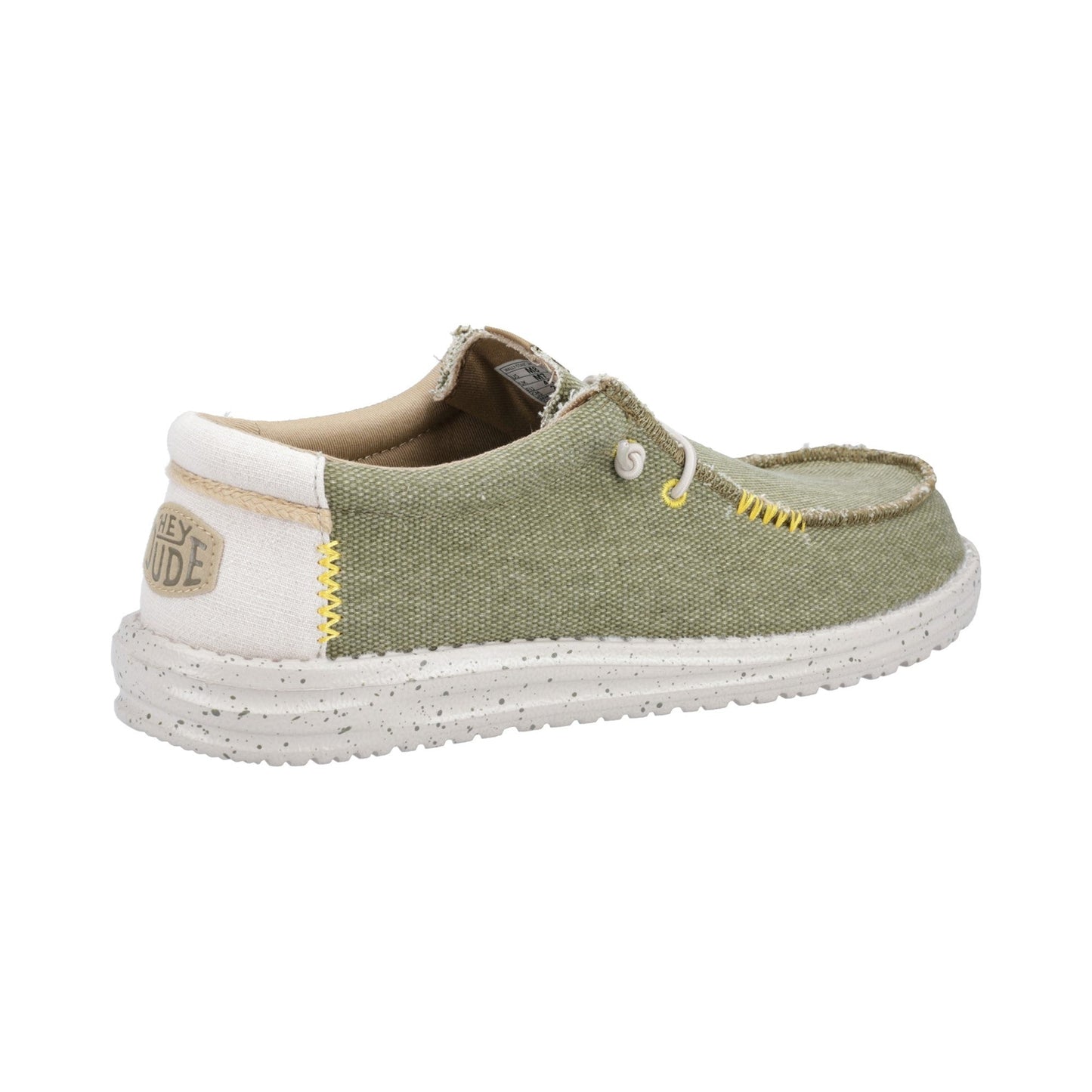 HEYDUDE Wally Coastline Jute Mens Shoe - Olive