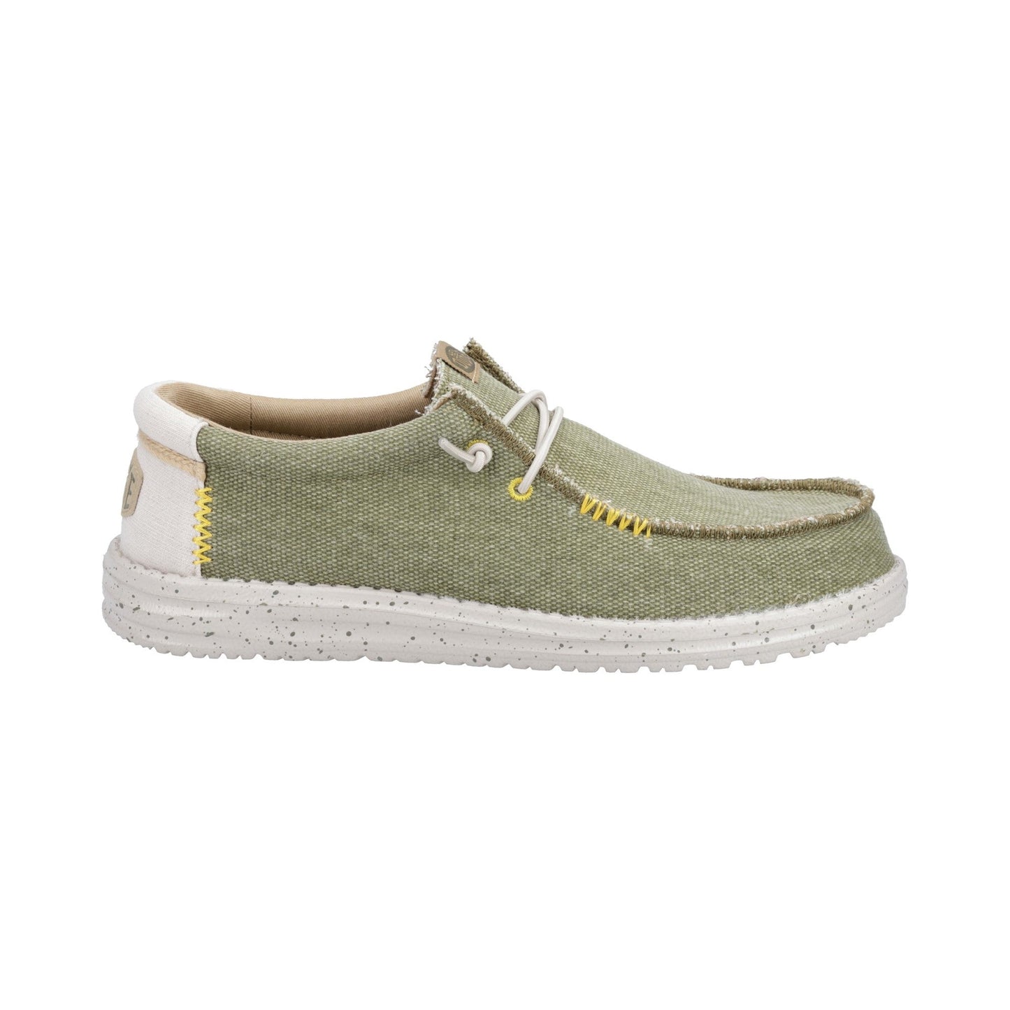 HEYDUDE Wally Coastline Jute Mens Shoe - Olive