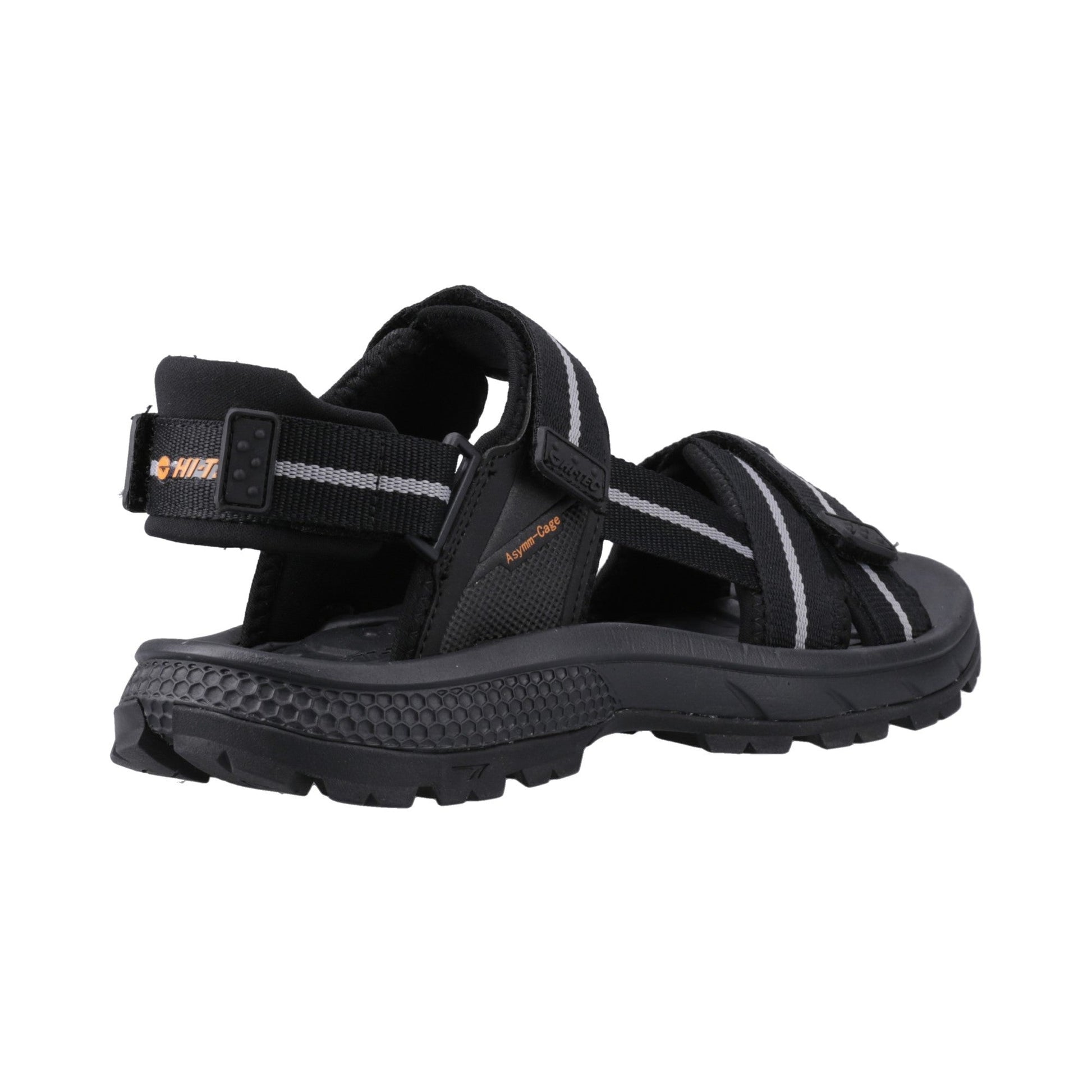 Hi-Tec Sierra Mens Sandal - Black/Grey/Orange