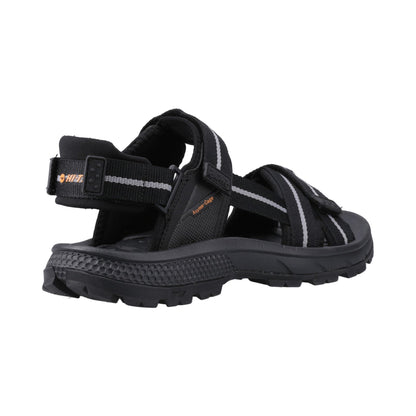 Hi-Tec Sierra Mens Sandal - Black/Grey/Orange