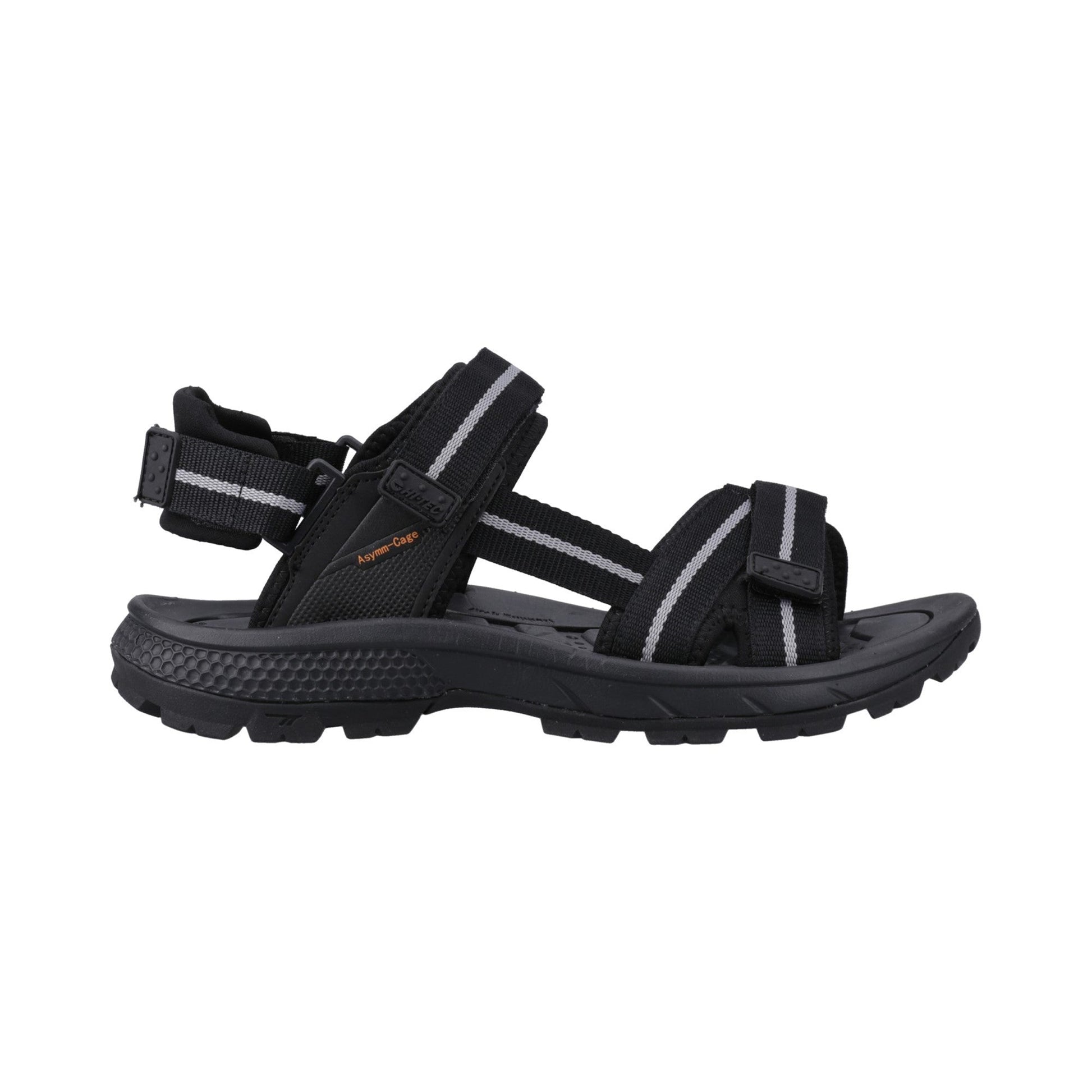 Hi-Tec Sierra Mens Sandal - Black/Grey/Orange