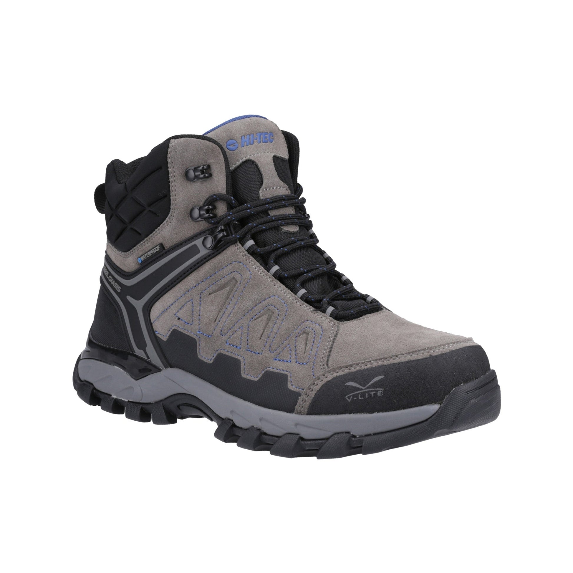 Hi-Tec V-Lite Explorer WP Womens Hiking Boots - Grey/Fuchsia